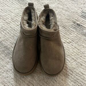 Grey Classic Ultra Mini Uggs